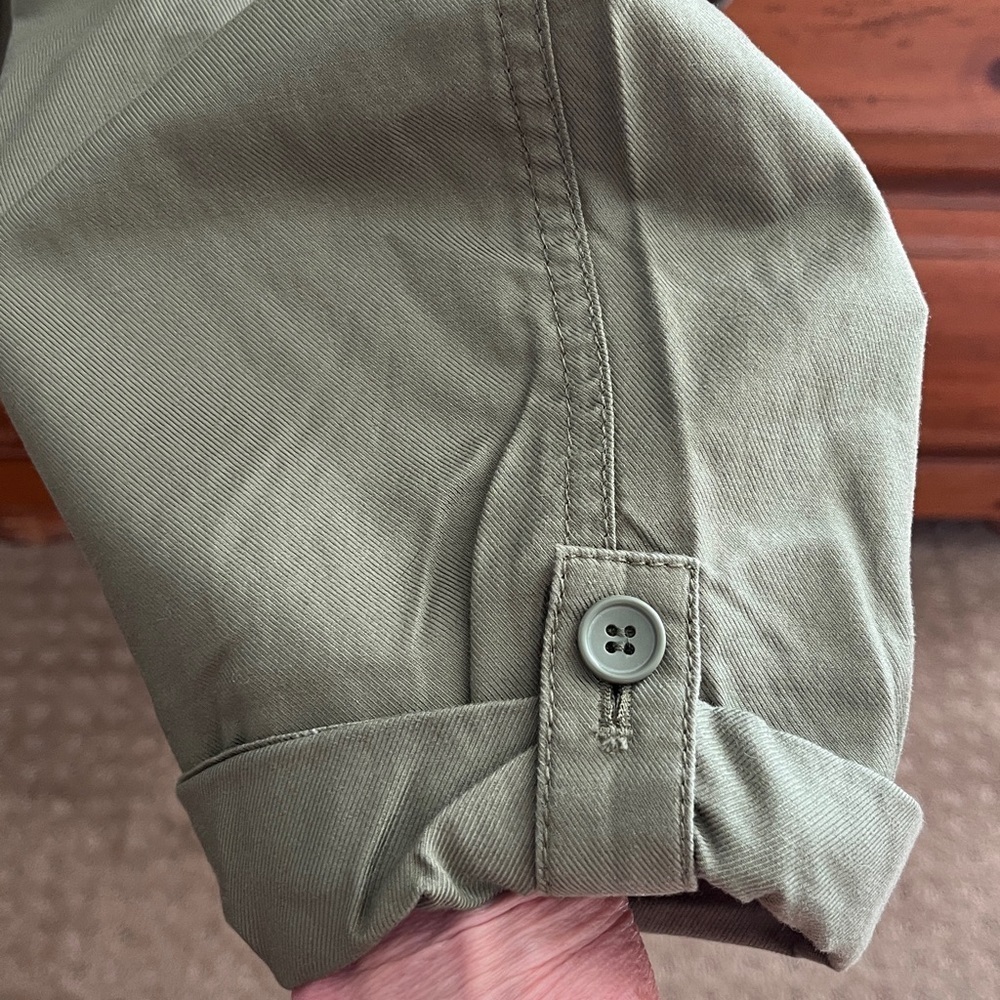 Talbots Sage Green Trousers With Pockets Size 10 NWOT